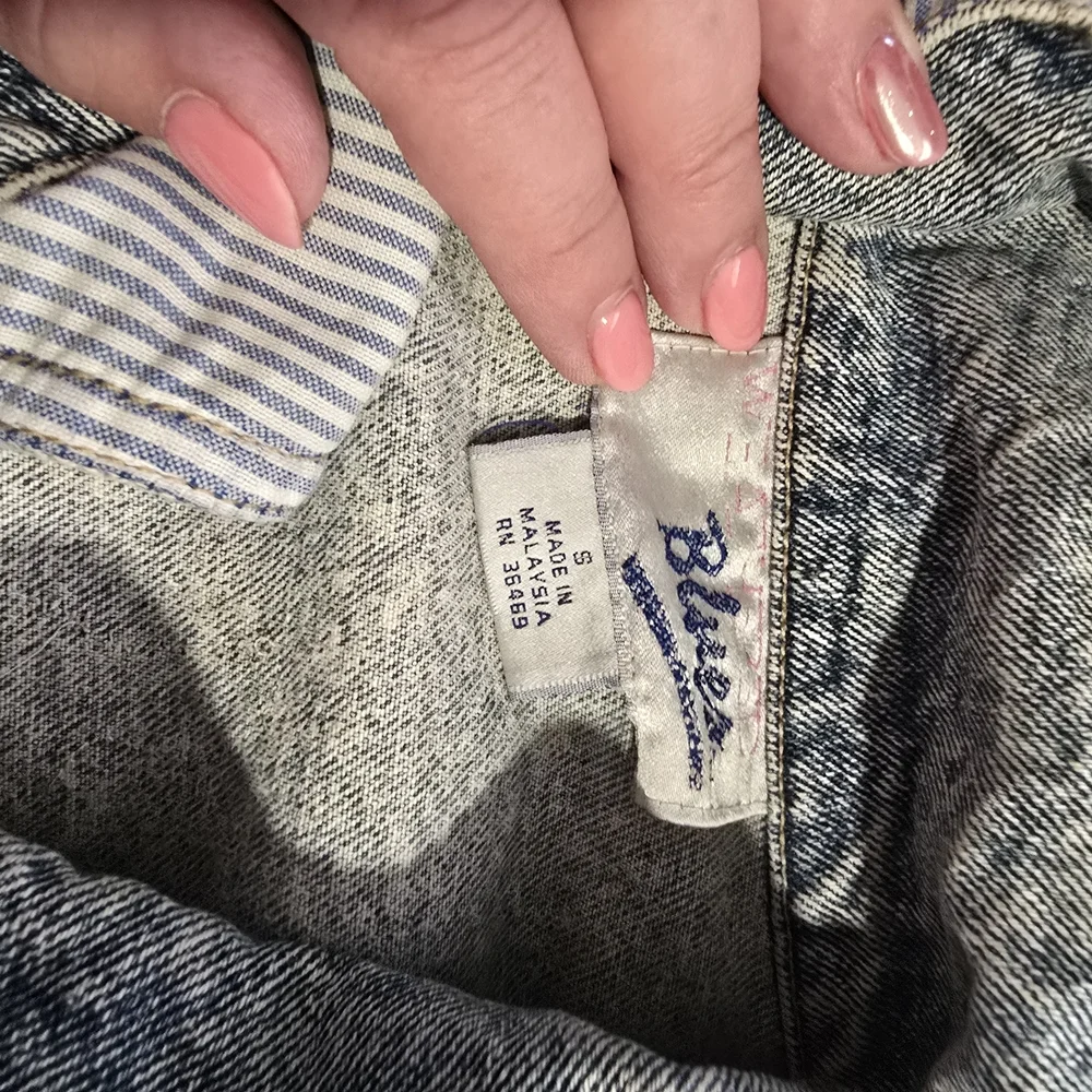New Kids On The Block Denim Jacket with Button Accents - Picture 3 of 3